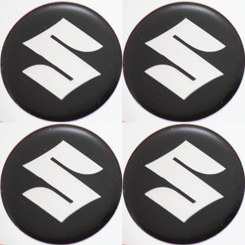 4 x SUZUKI Emblem Felgen Aufkleber Logo Nabendeckel Nabenkappe Radkappe 4 x 56 mm