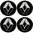 4 x Renault Emblem Felgen Aufkleber Logo Nabendeckel Nabenkappe Radkappe 4 x 56 mm