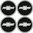 4 x Chevrolet Emblem Felgen Aufkleber Logo Nabendeckel Nabenkappe Radkappe 4 x 56 mm